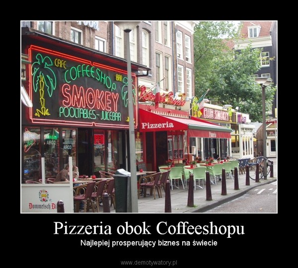 Pizzeria obok Coffeeshopu
