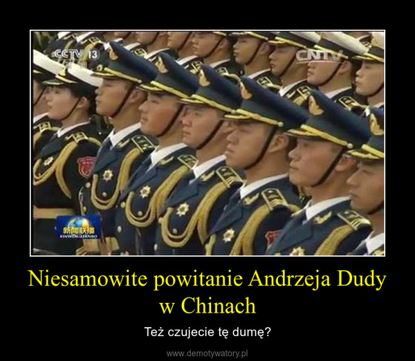Niesamowite powitanie Andrzeja Dudy w Chinach – Też czujecie tę dumę? 
