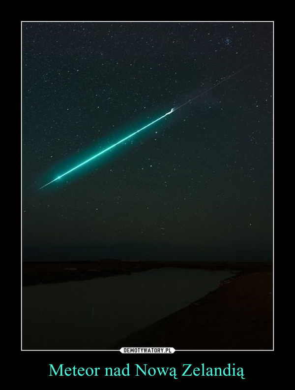 Meteor nad Nową Zelandią