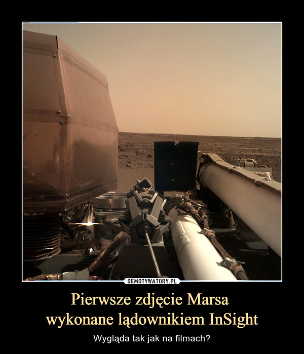 Pierwsze zdjęcie Marsa wykonane lądownikiem InSight – Wygląda tak jak na filmach? 