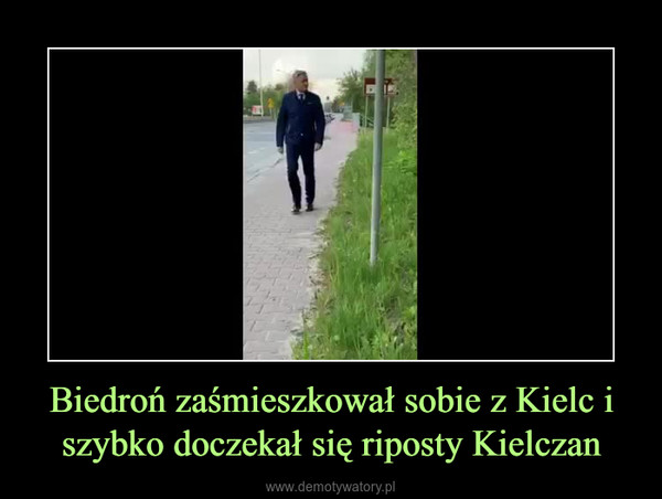 Biedroń zaśmieszkował sobie z Kielc i szybko doczekał się riposty Kielczan –  
