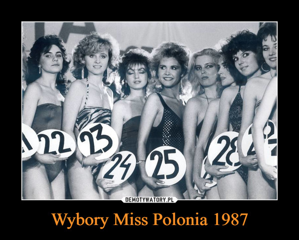 Wybory Miss Polonia 1987