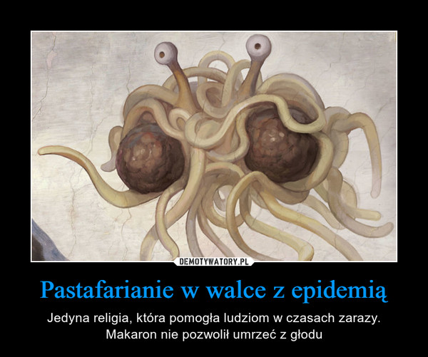 Pastafarianie w walce z epidemią