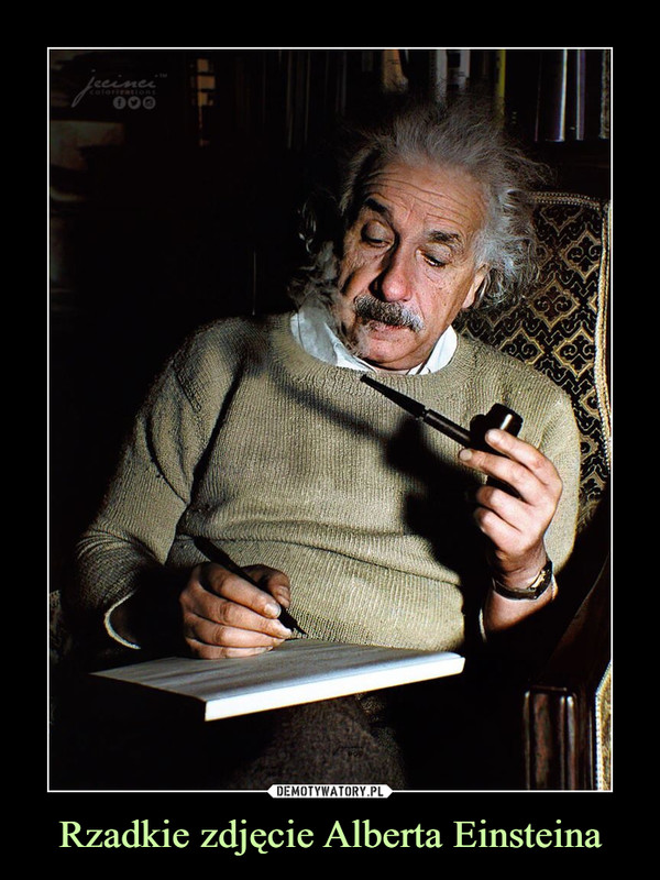 Rzadkie zdjęcie Alberta Einsteina –  