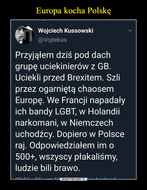 Europa kocha Polskę