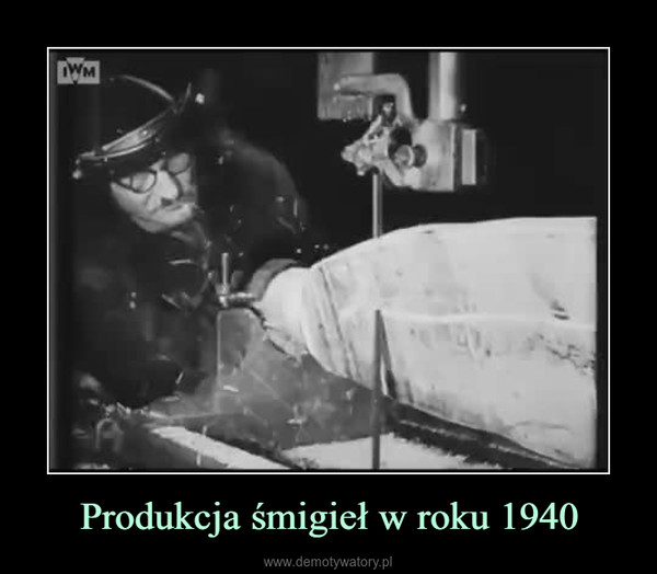 Produkcja śmigieł w roku 1940 –  