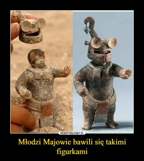 Młodzi Majowie bawili się takimi figurkami