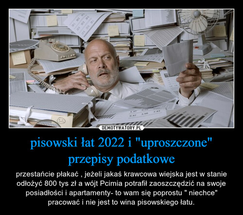 pisowski łat 2022 i "uproszczone" przepisy podatkowe