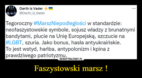 Faszystowski marsz !