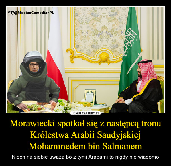 Morawiecki spotkał się z następcą tronu Królestwa Arabii Saudyjskiej Mohammedem bin Salmanem