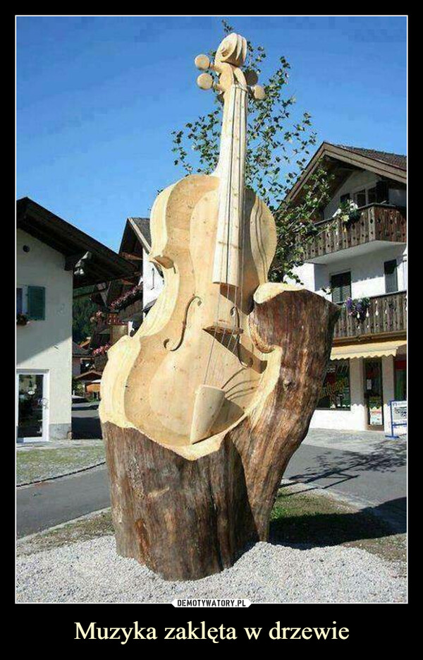 Muzyka zaklęta w drzewie –  
